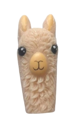 Alpaca Watching Lollipops