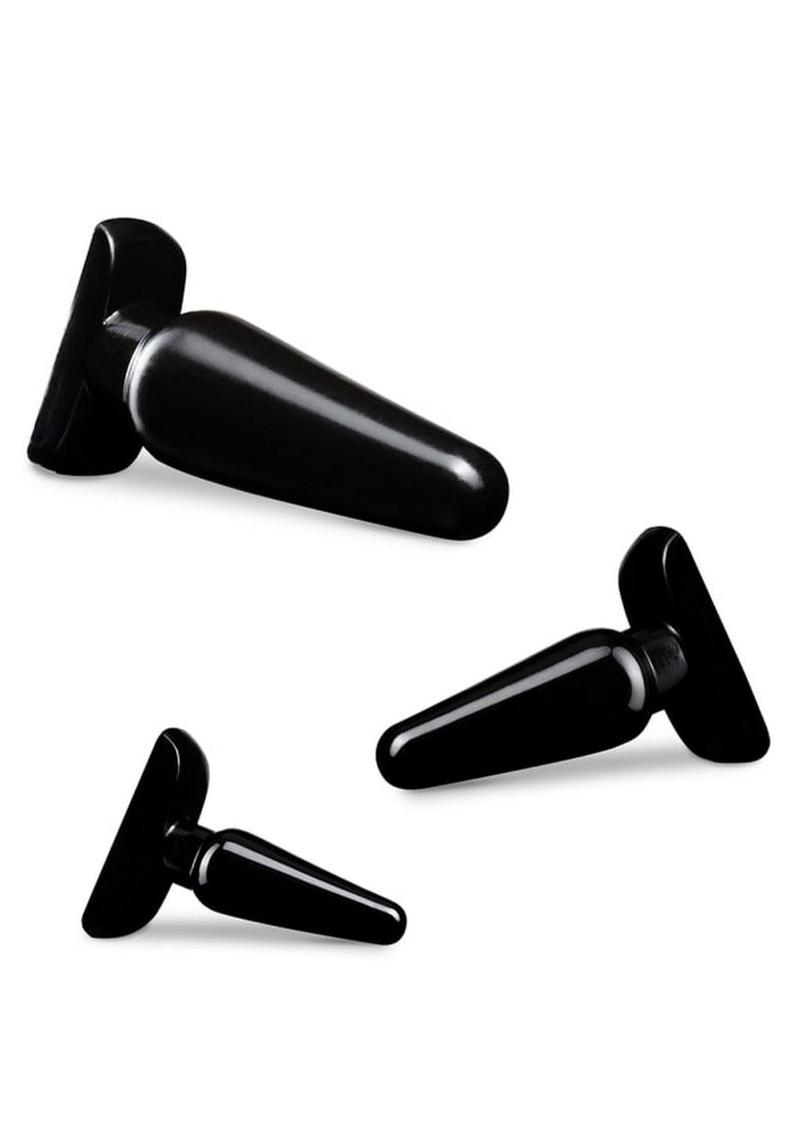 Anal Adventures Basic Plug Kit 3 Sizes Body Safe