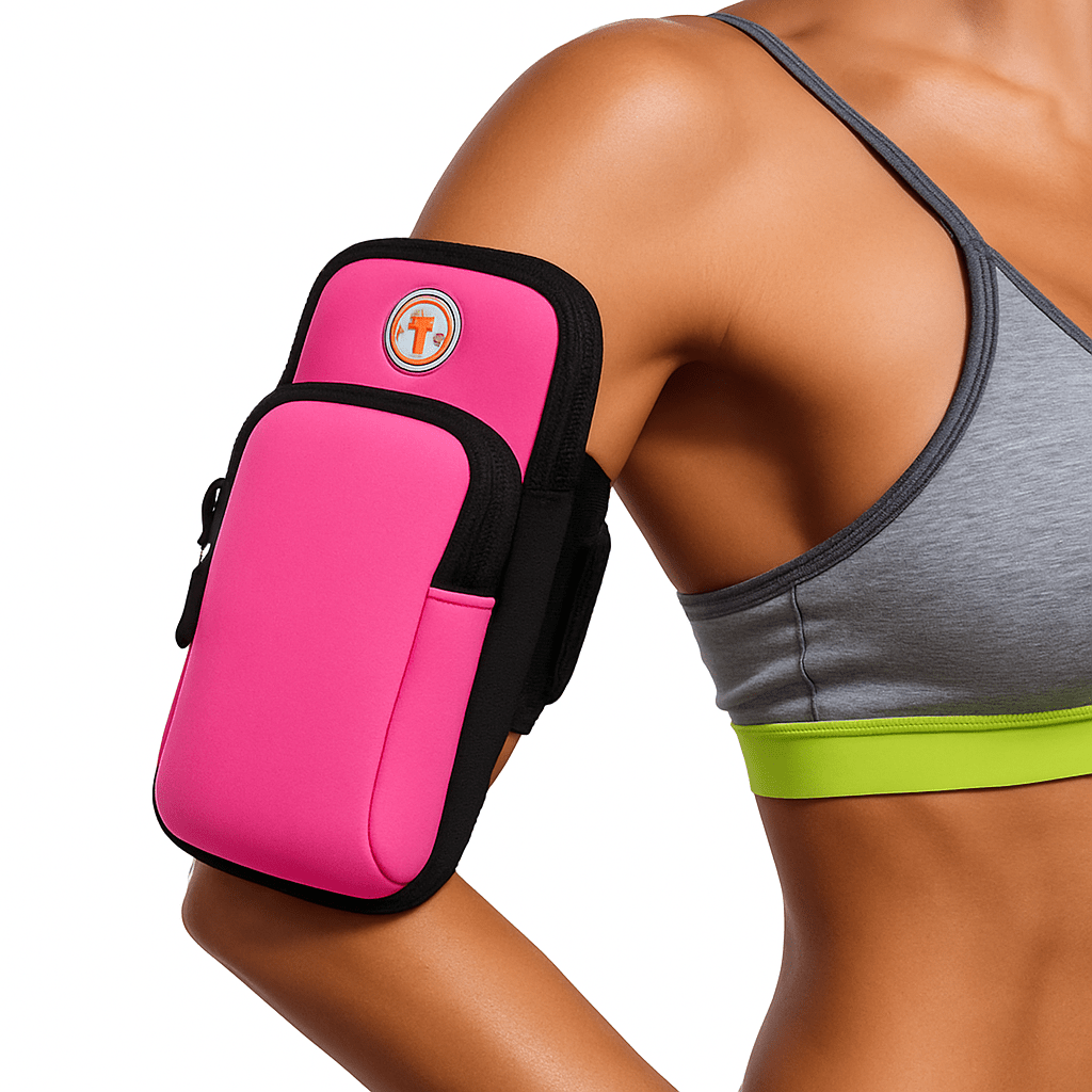 Running Arm Bag – Shockproof Adjustable Armband Pouch