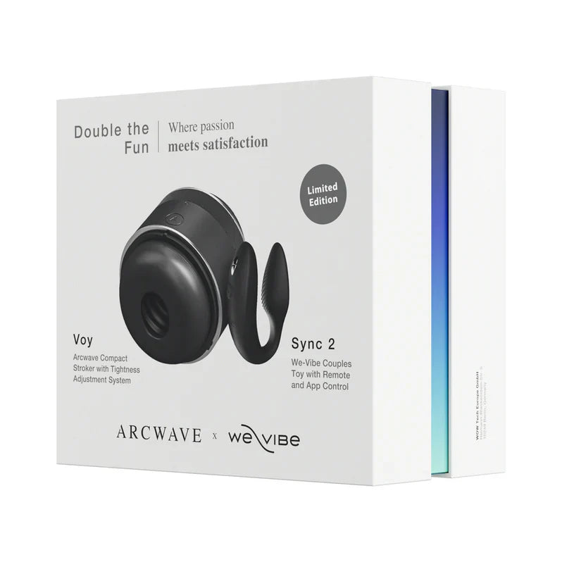 Arcwave Voy + We-Vibe Sync 2 Double the Fun Couples Kit