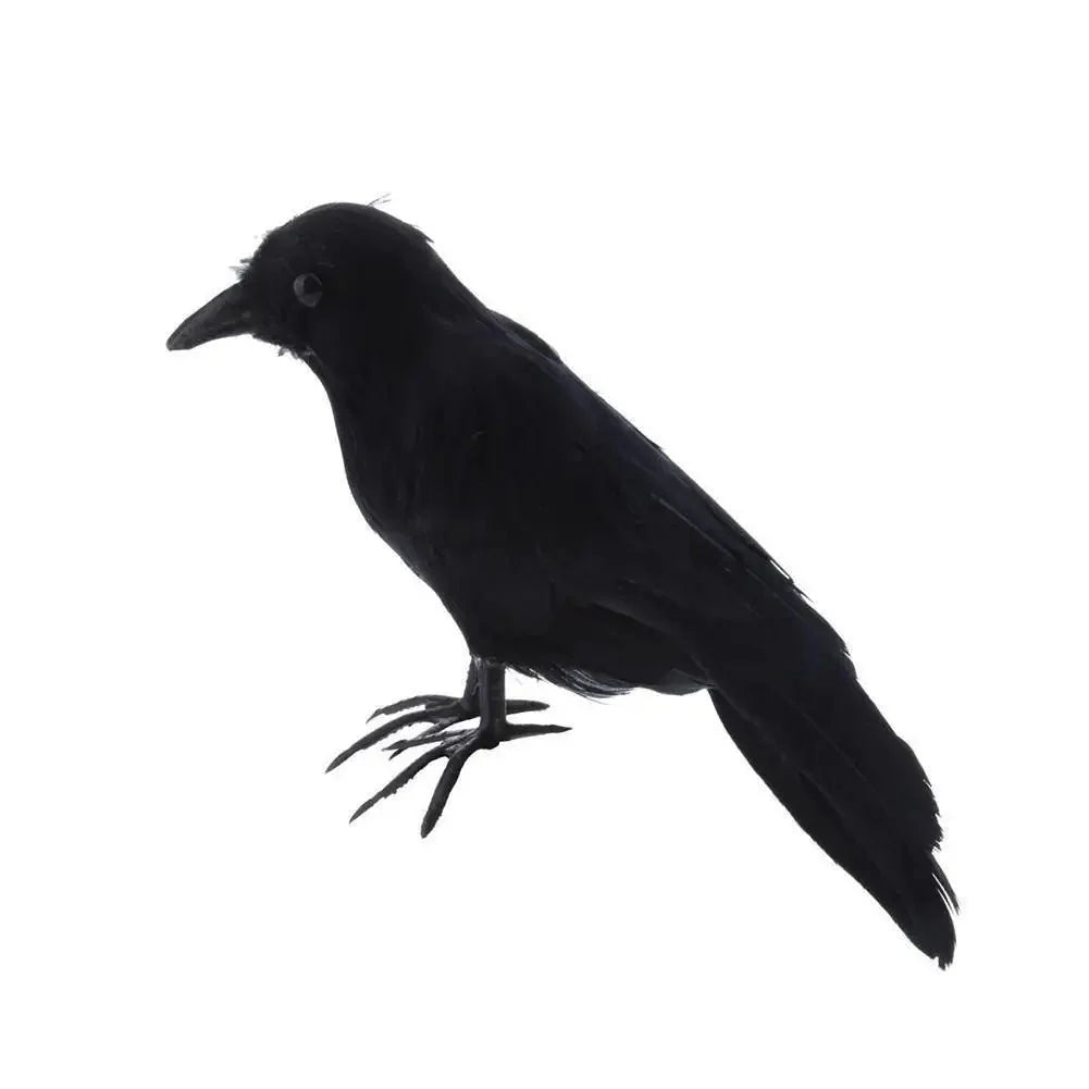 Artificial Black Crow – Halloween Decoration Prop