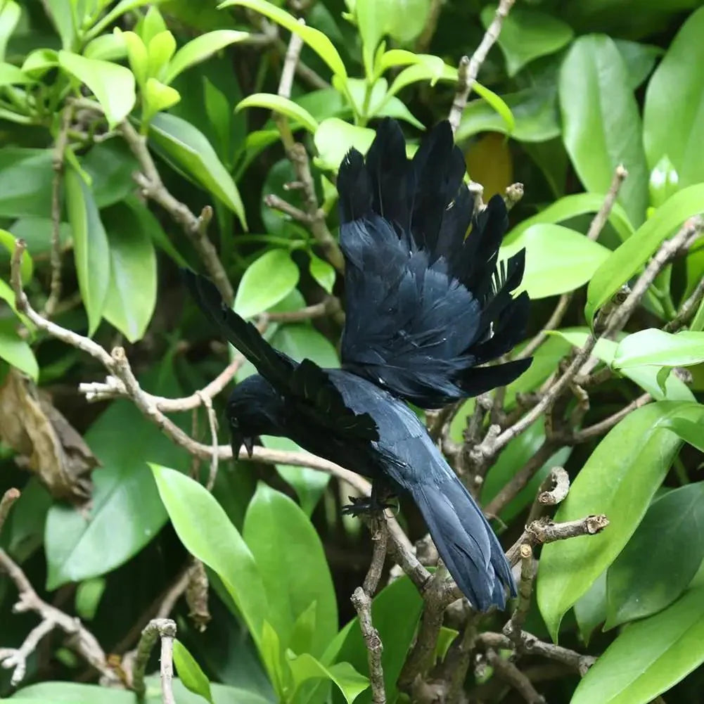 Artificial Black Crow – Halloween Decoration Prop