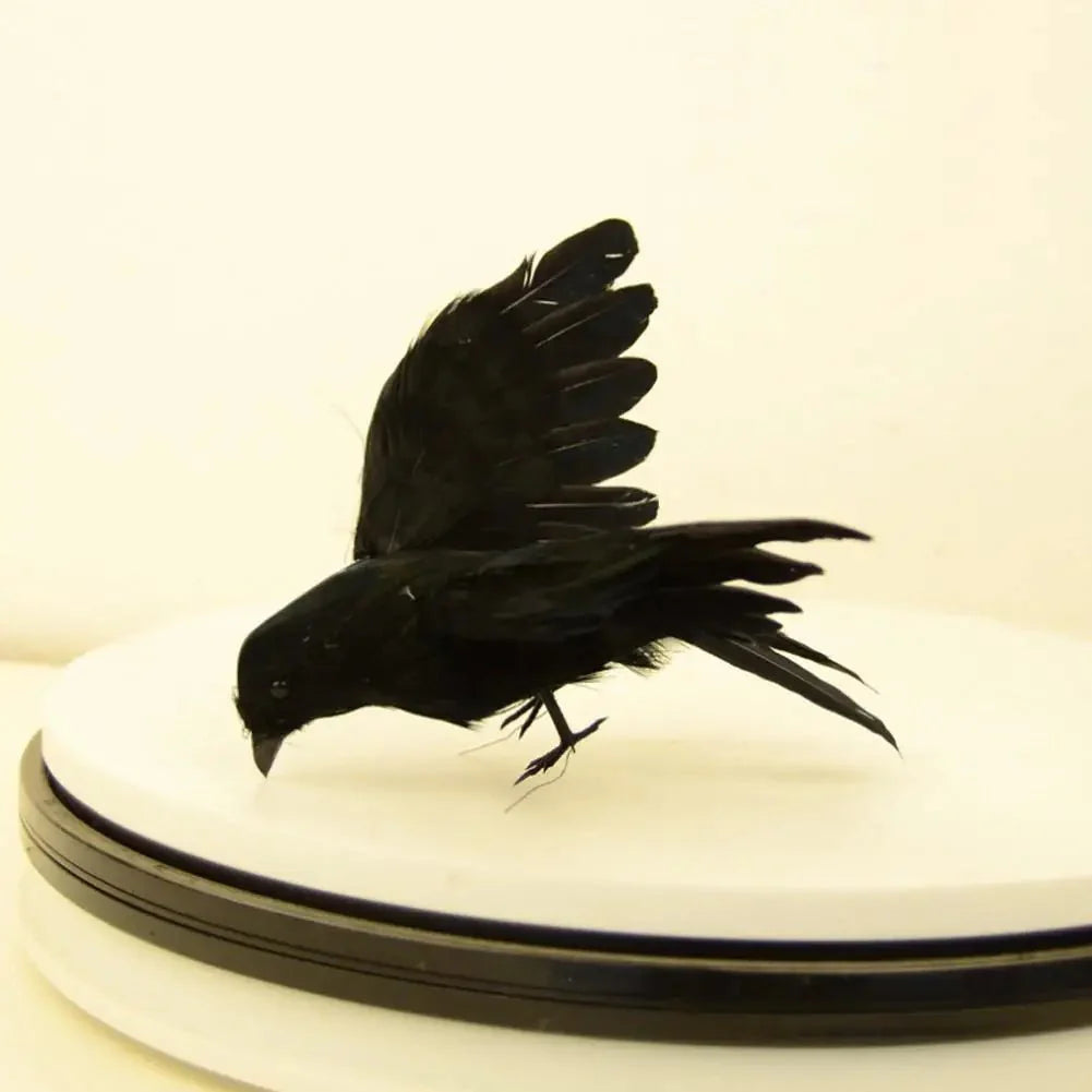 Artificial Black Crow – Halloween Decoration Prop