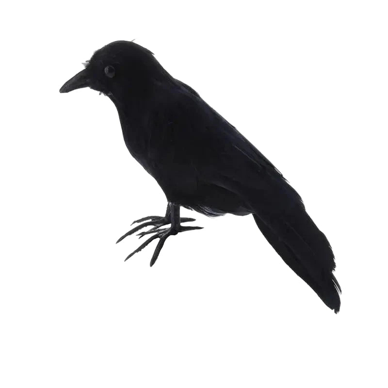 Artificial Black Crow – Halloween Decoration Prop