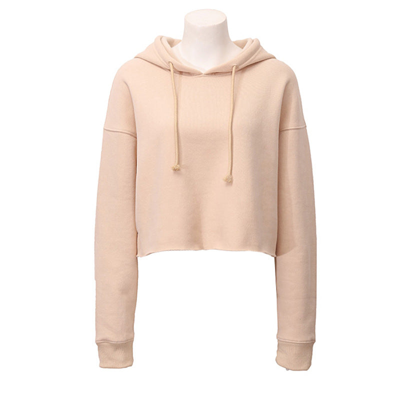 Womens Long Sleeve Fleece Lined Sports Hoodie