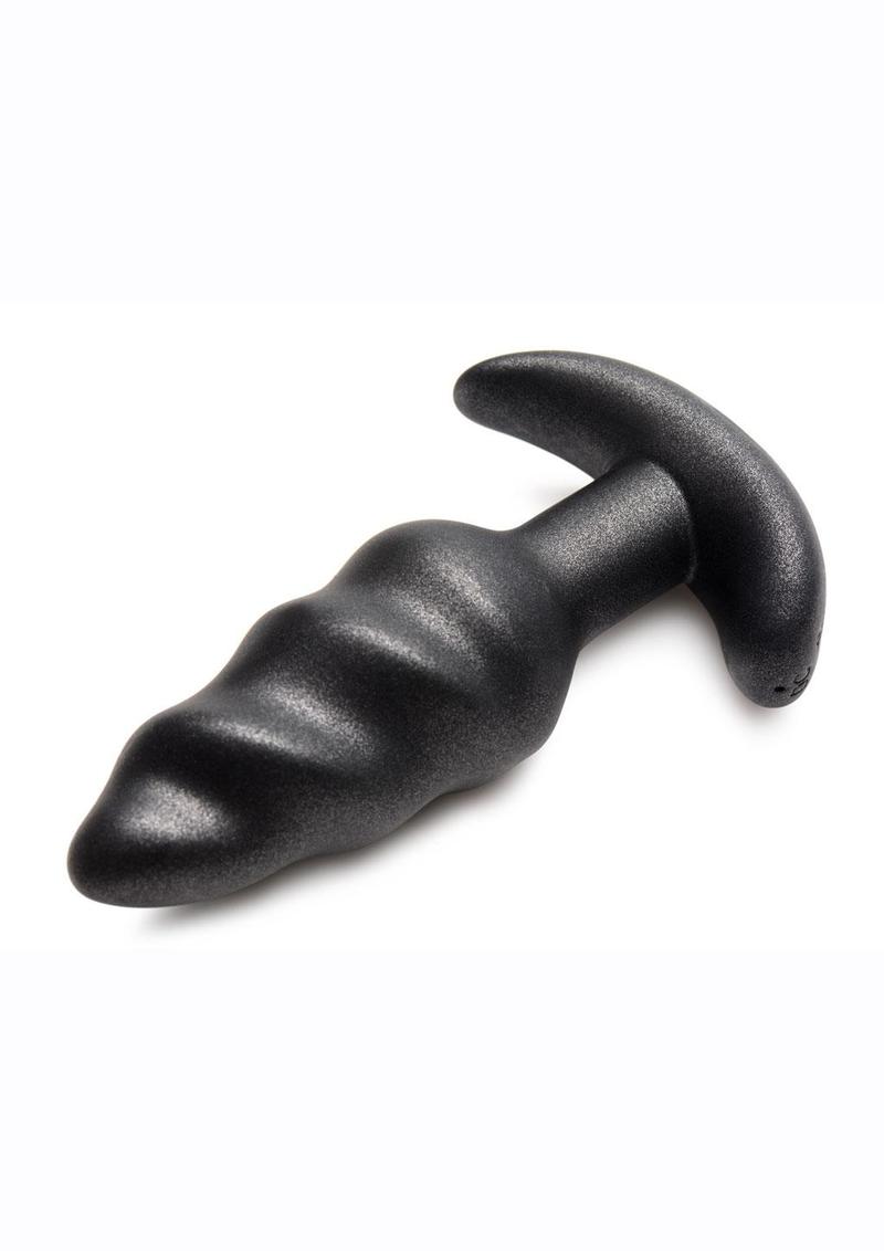 Bang! 25X Rechargeable Swirl Butt Plug with Remote Control