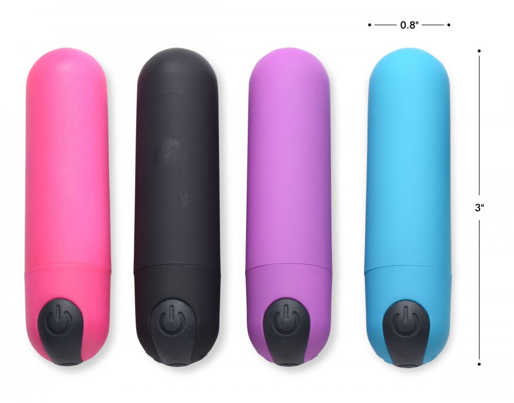 Bang! Remote Control Vibrating Bullet Blue