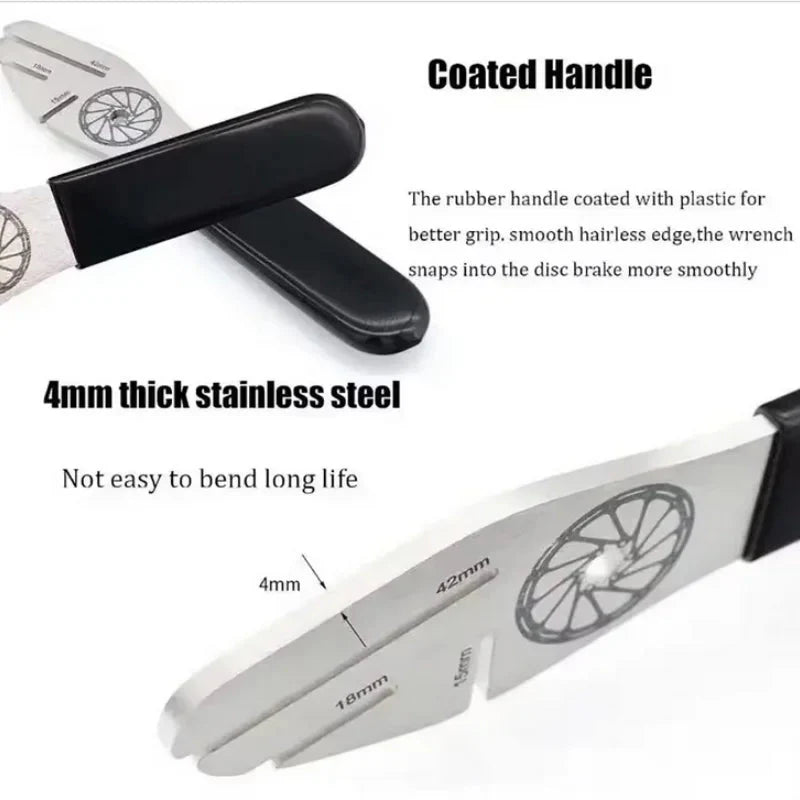 Bike Disc Brake Rotor Truing Tool – Stainless Steel Alignment Wrench