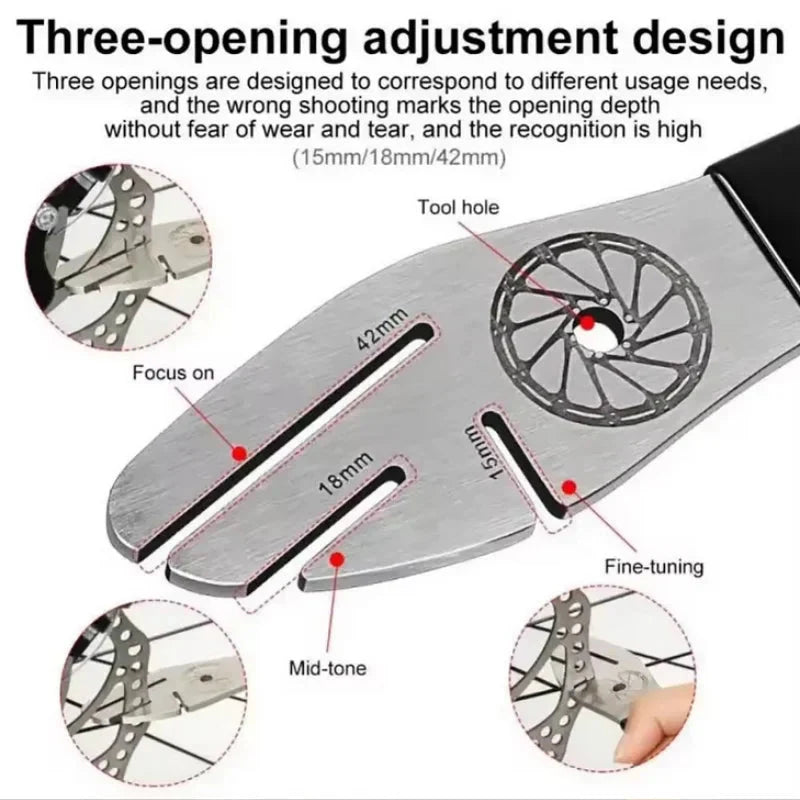 Bike Disc Brake Rotor Truing Tool – Stainless Steel Alignment Wrench