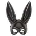 Black and White Rabbit Mask – Long Ears Bunny Cosplay