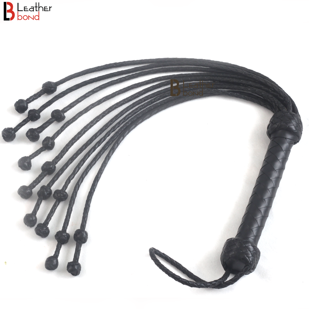 Bad Boy Hard BDSM Bondage Kit Wrist, Ankle & Thigh Cuffs, Collar, Paddles, Flogger, Blindfold & Leash | Black