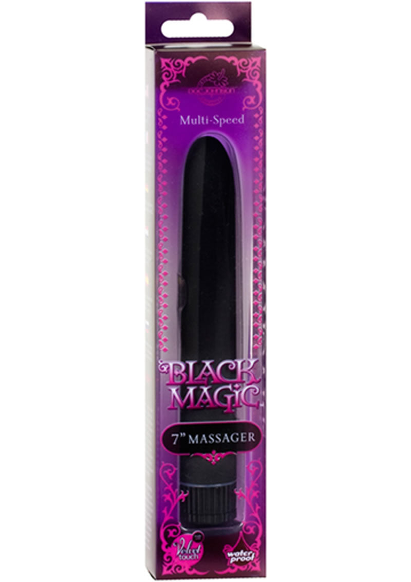 Doc Johnson Black Magic Velvet Touch Vibrator Waterproof