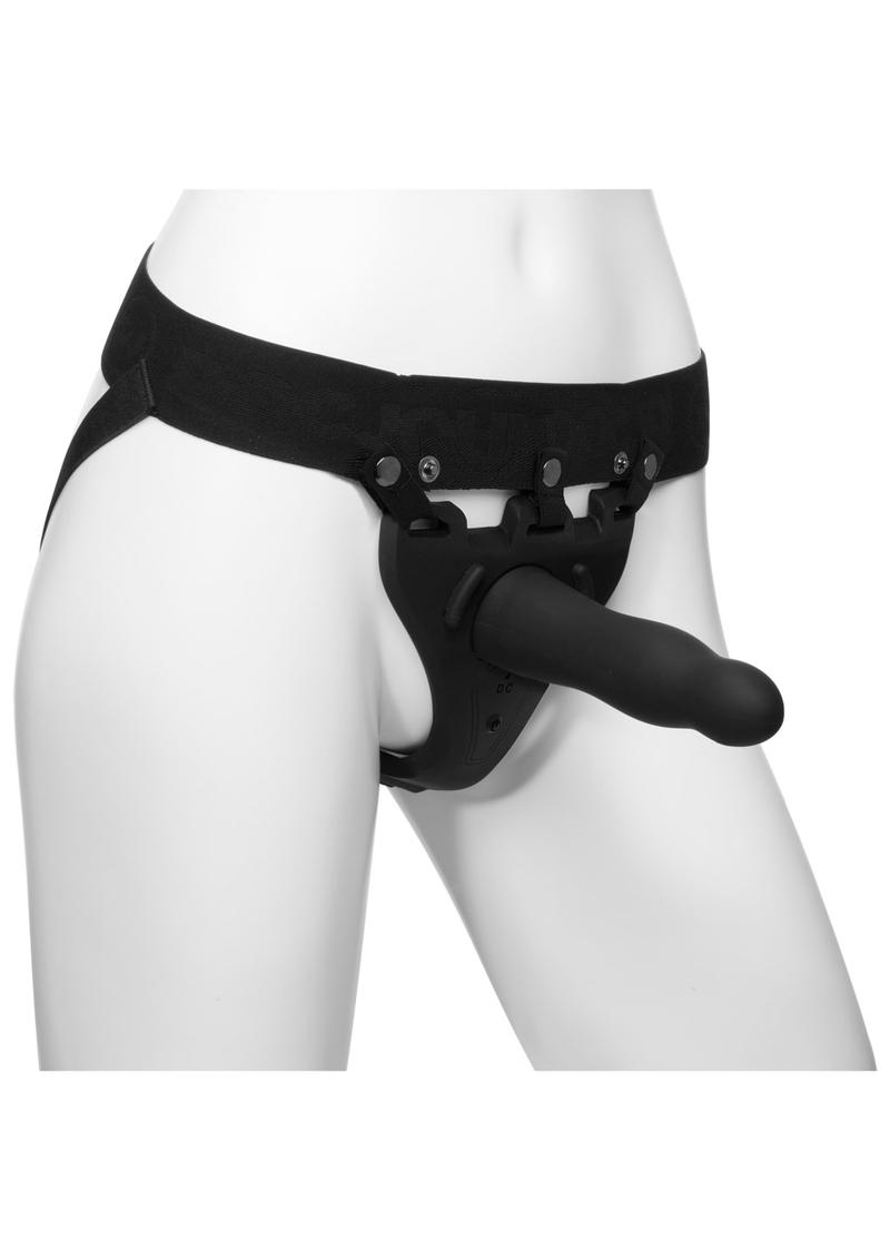 Body Extensions Be Aroused 2-Piece Vibrating Hollow Strap-On Set