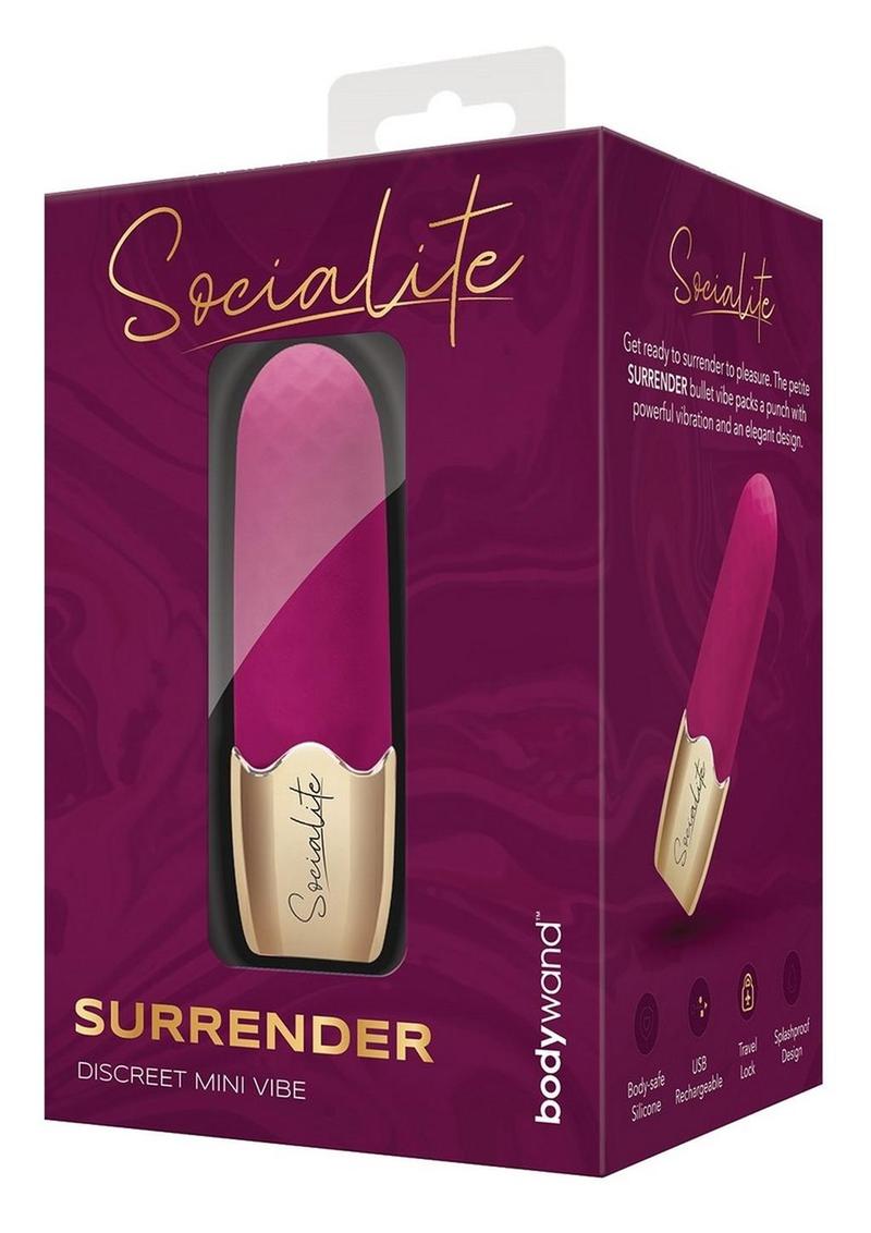 Bodywand Socialite Surrender Discreet Mini Vibe Gold Elegance