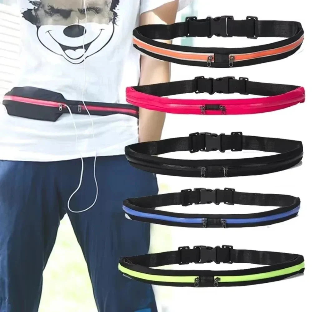 Unisex Running Waist Bag – Adjustable Lightweight Belt Pack