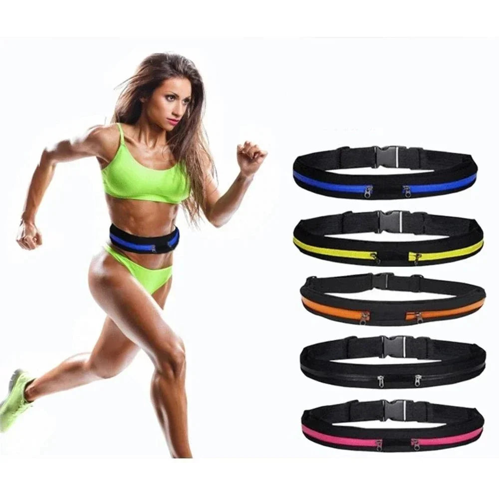 Unisex Running Waist Bag – Adjustable Lightweight Belt Pack
