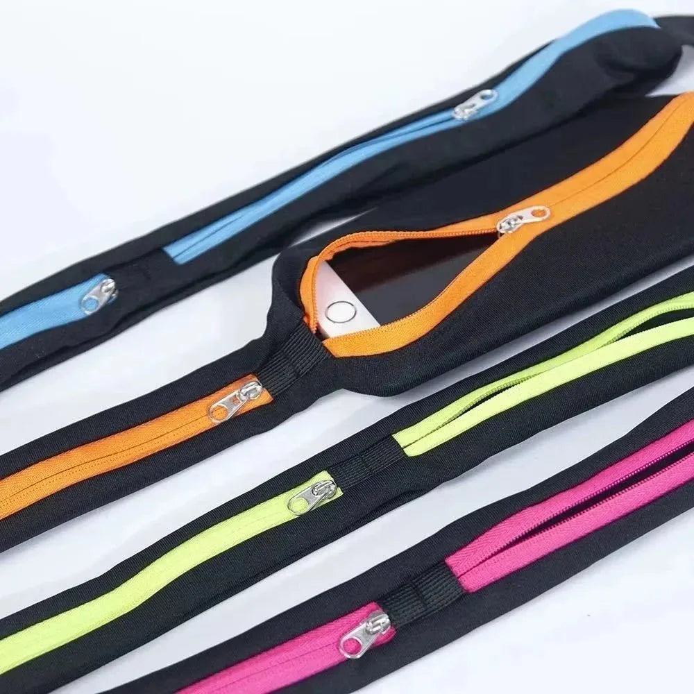 Unisex Running Waist Bag – Adjustable Lightweight Belt Pack
