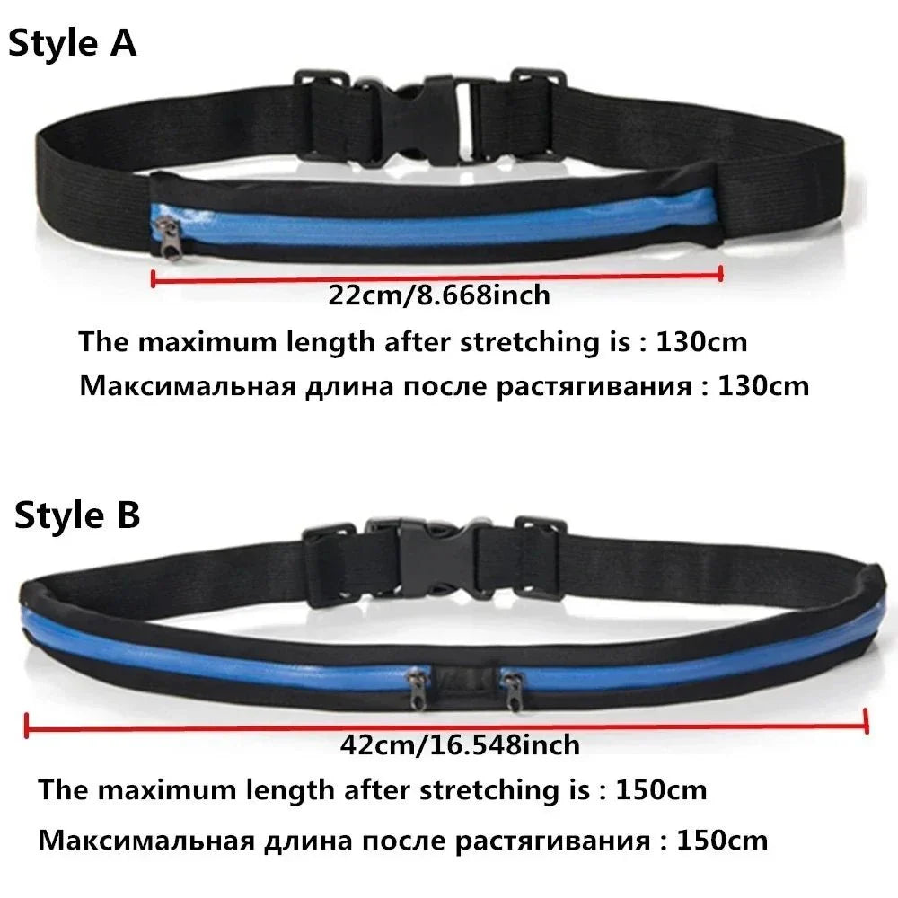 Unisex Running Waist Bag – Adjustable Lightweight Belt Pack