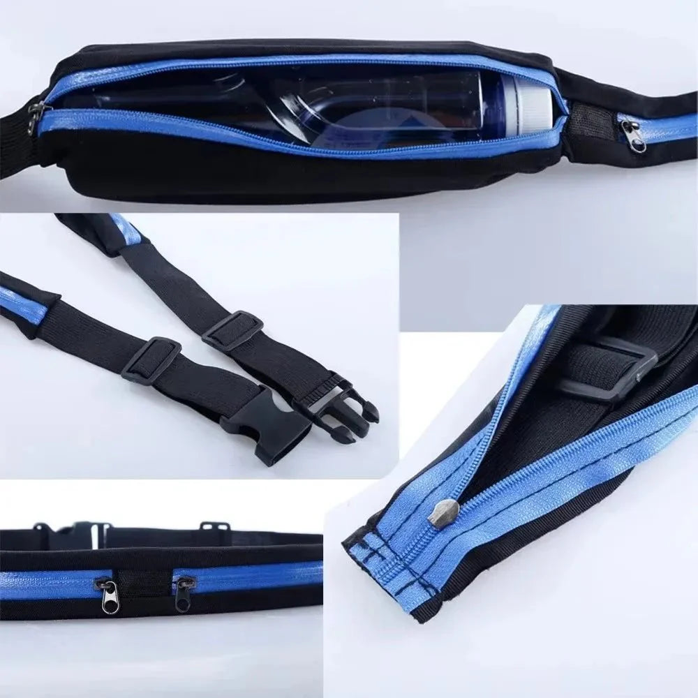 Unisex Running Waist Bag – Adjustable Lightweight Belt Pack