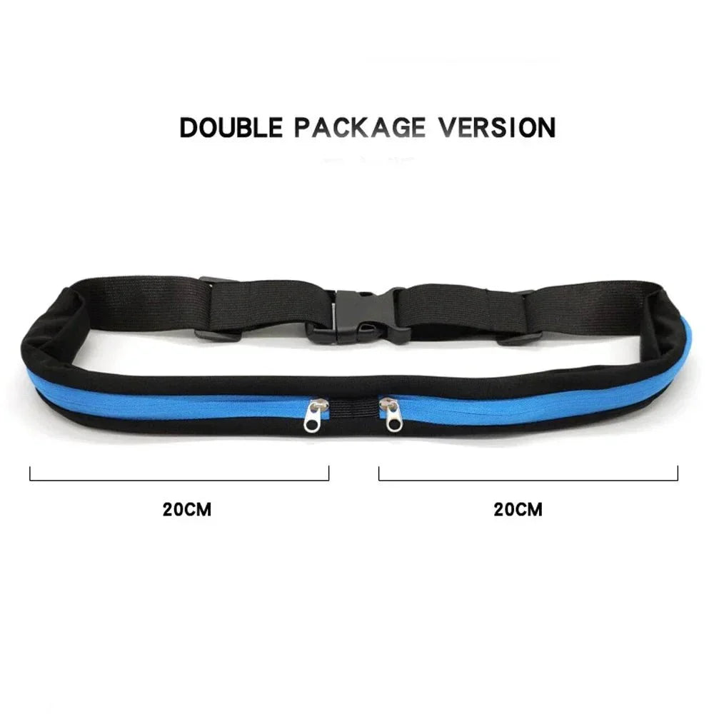 Unisex Running Waist Bag – Adjustable Lightweight Belt Pack