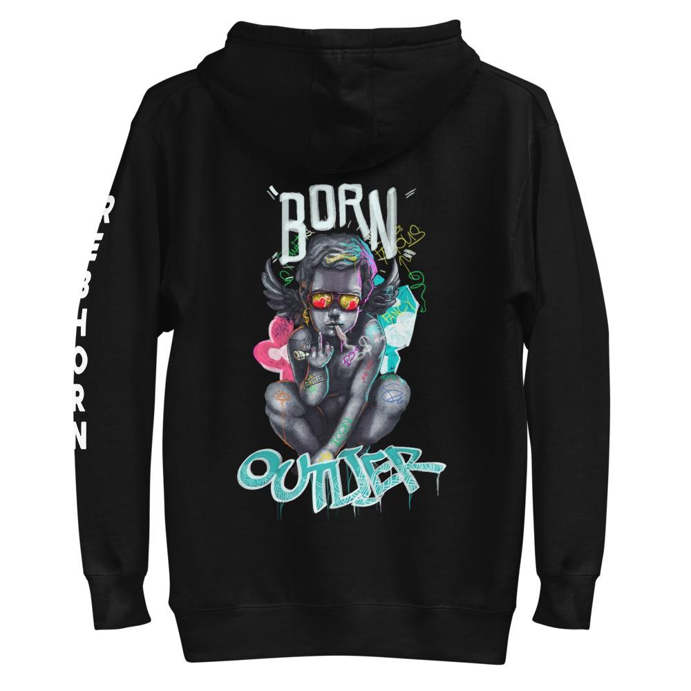 Born Outlier Premium Unisex Hoodie