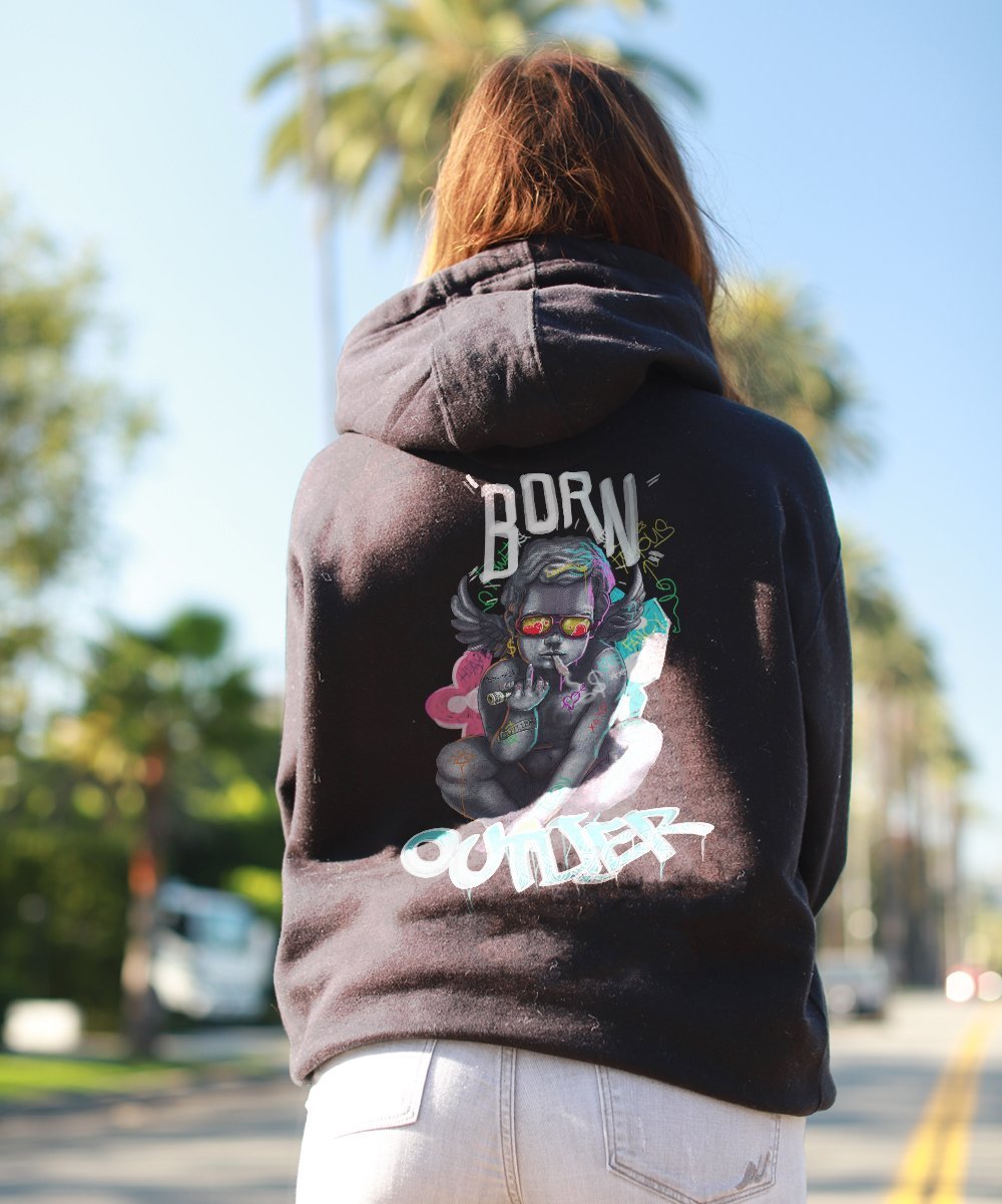 Born Outlier Premium Unisex Hoodie