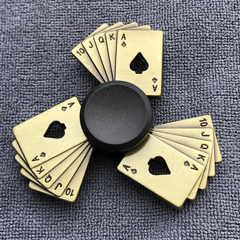 Bronze Metal Alloy Fidget Spinner | R188 Bearing Stress Relief Toy