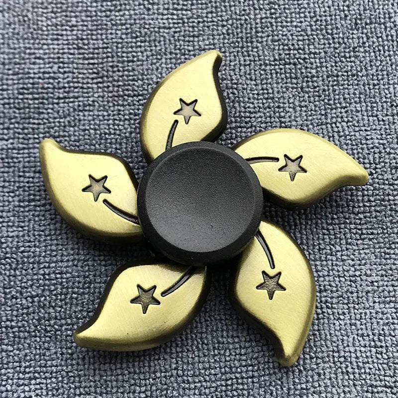 Bronze Metal Alloy Fidget Spinner | R188 Bearing Stress Relief Toy