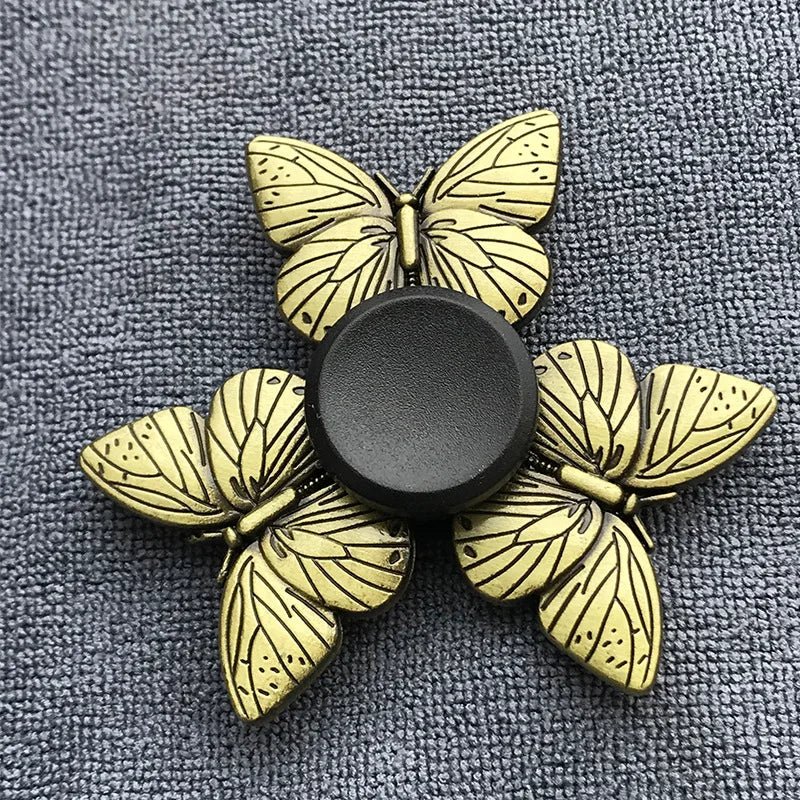Bronze Metal Alloy Fidget Spinner | R188 Bearing Stress Relief Toy