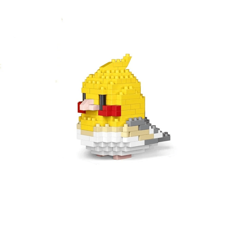 BUILT Colorful Parrot Micro Mini Building Blocks – Educational DIY Toy