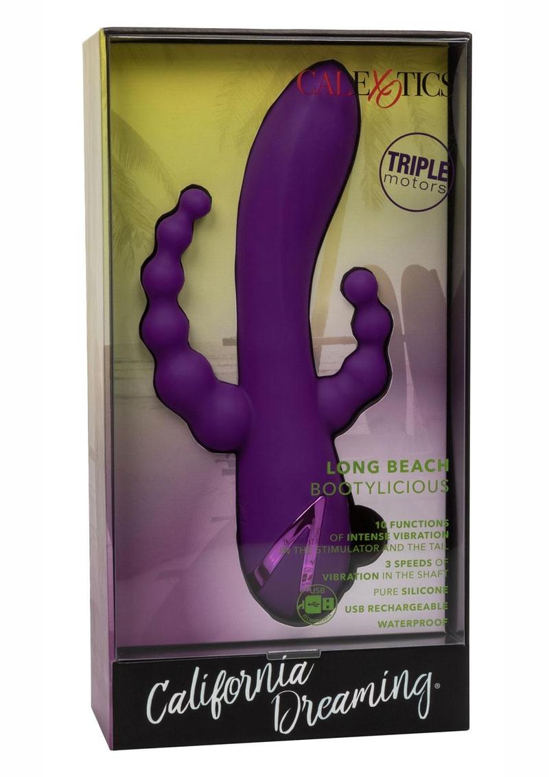 California Dreaming Long Beach Bootylicious Silicone Vibrator