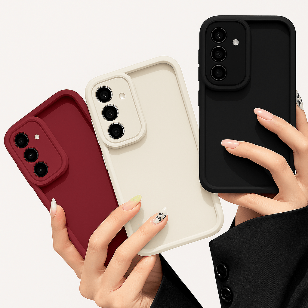 Candy Color Soft Silicone Phone Case – Matte TPU Cover