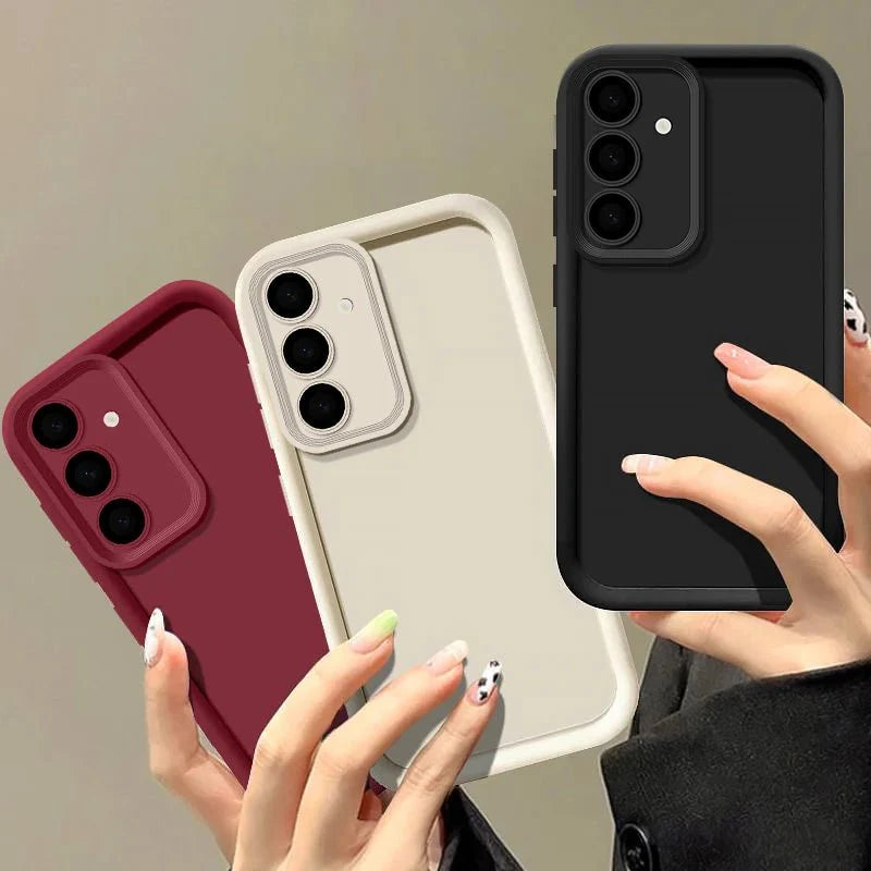 Candy Color Soft Silicone Phone Case – Matte TPU Cover