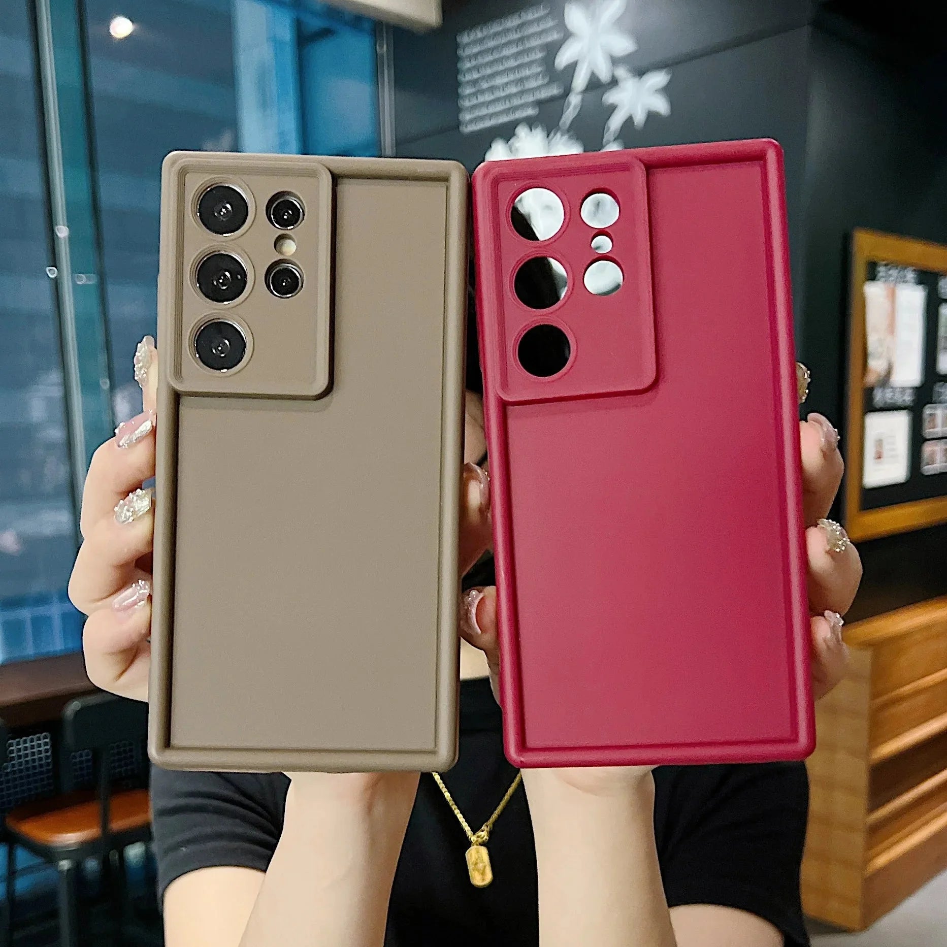 Candy Color Soft Silicone Phone Case – Matte TPU Cover