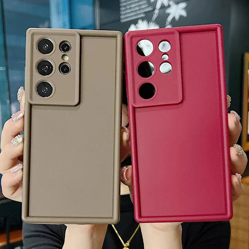 Candy Color Soft Silicone Phone Case – Matte TPU Cover