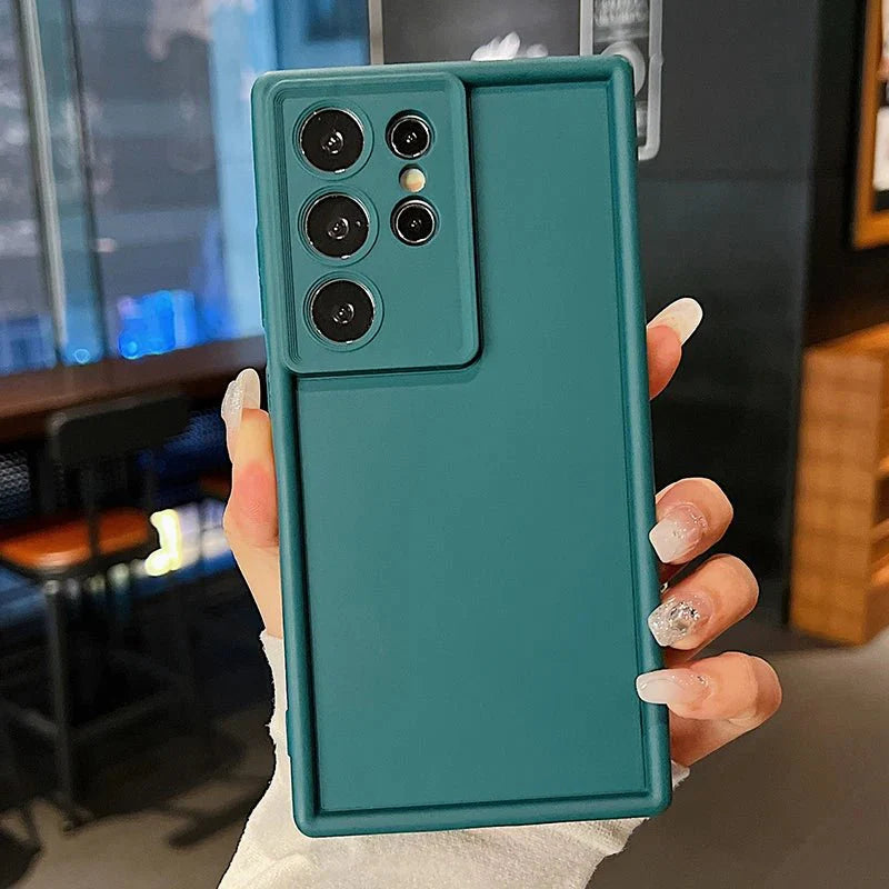 Candy Color Soft Silicone Phone Case – Matte TPU Cover