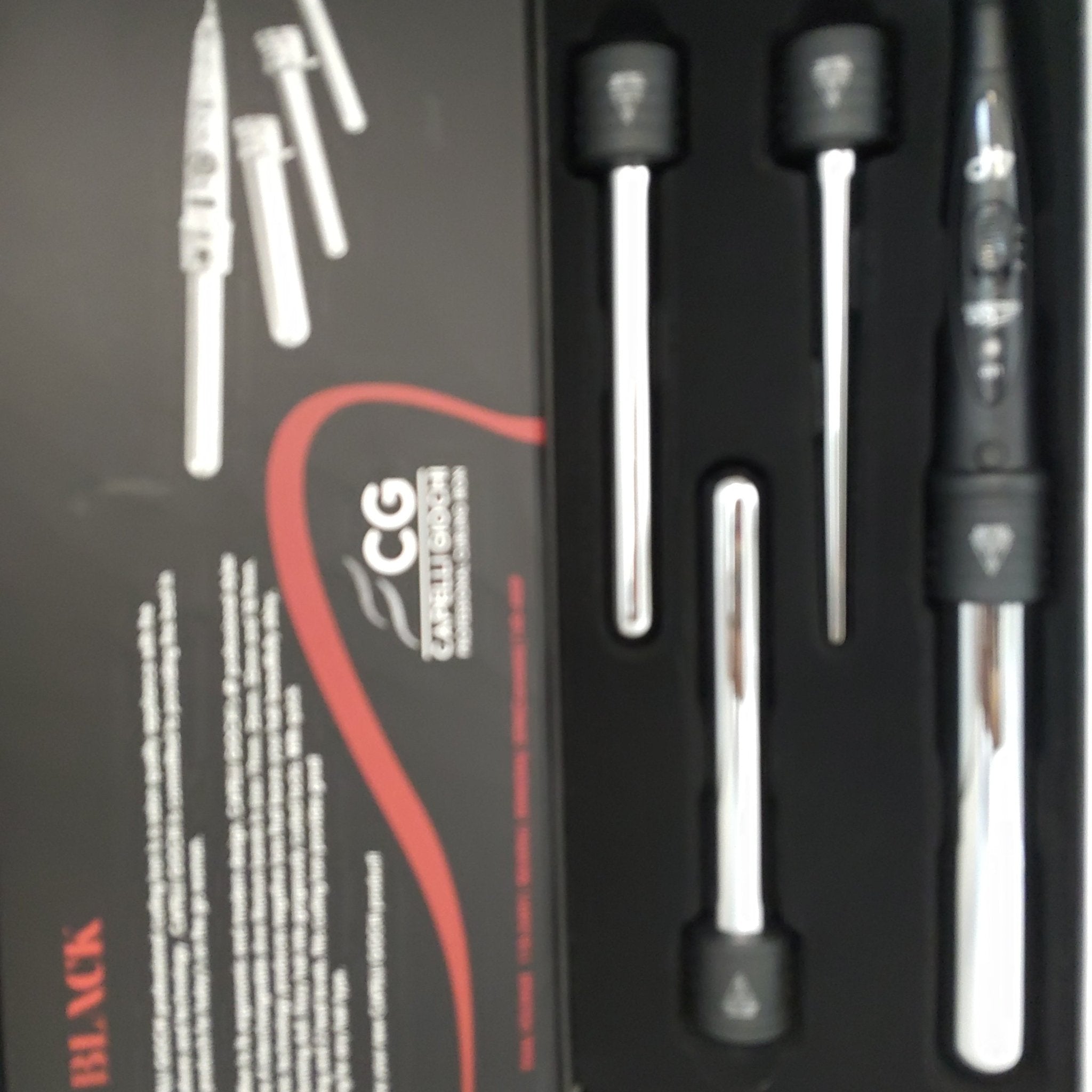 Capelli Giochi Professional Curling Iron 4P Black box