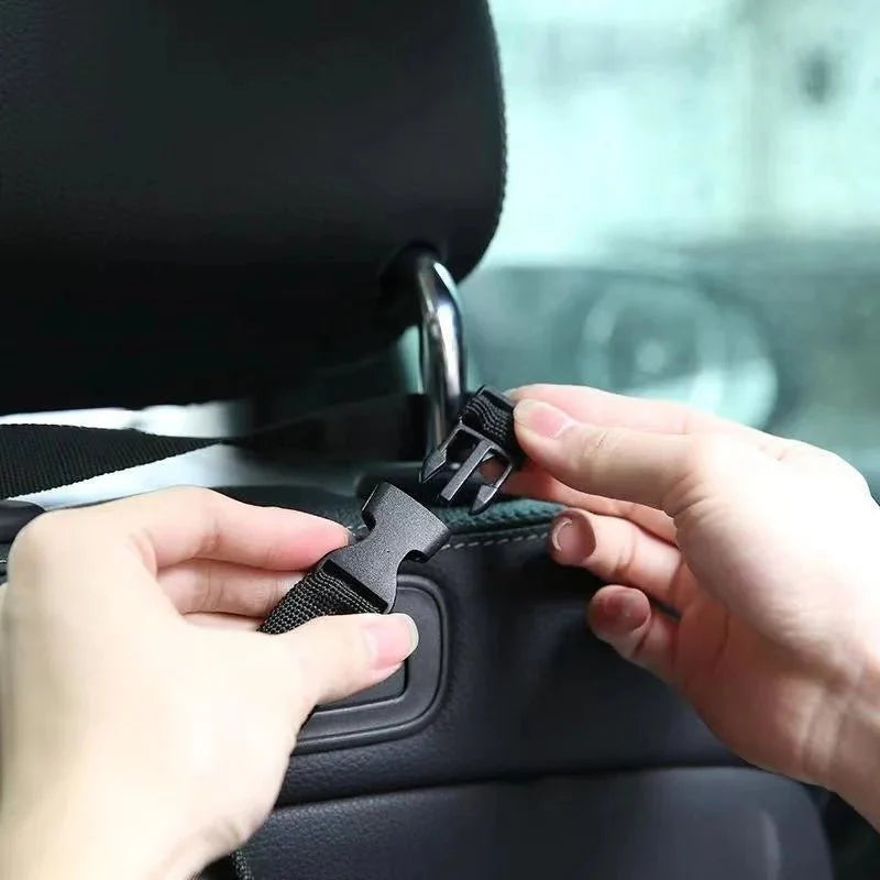 Car Seat Back Trash Holder | Waterproof Oxford Cloth Garbage Storage Bag with Hanging Design