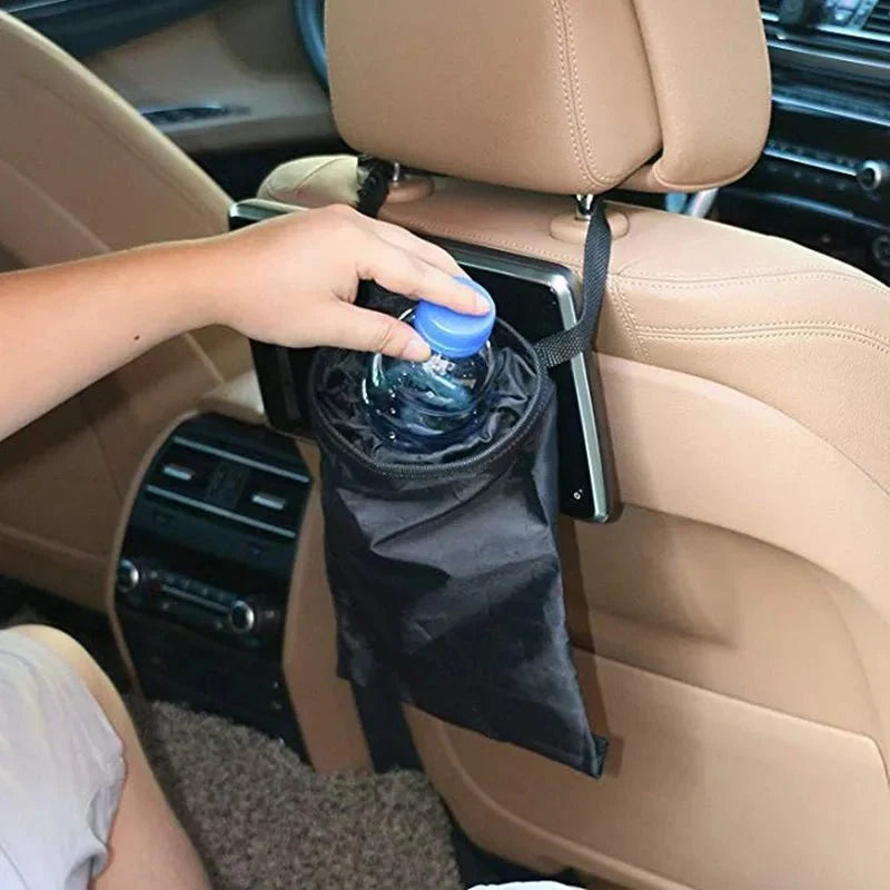 Car Seat Back Trash Holder | Waterproof Oxford Cloth Garbage Storage Bag with Hanging Design