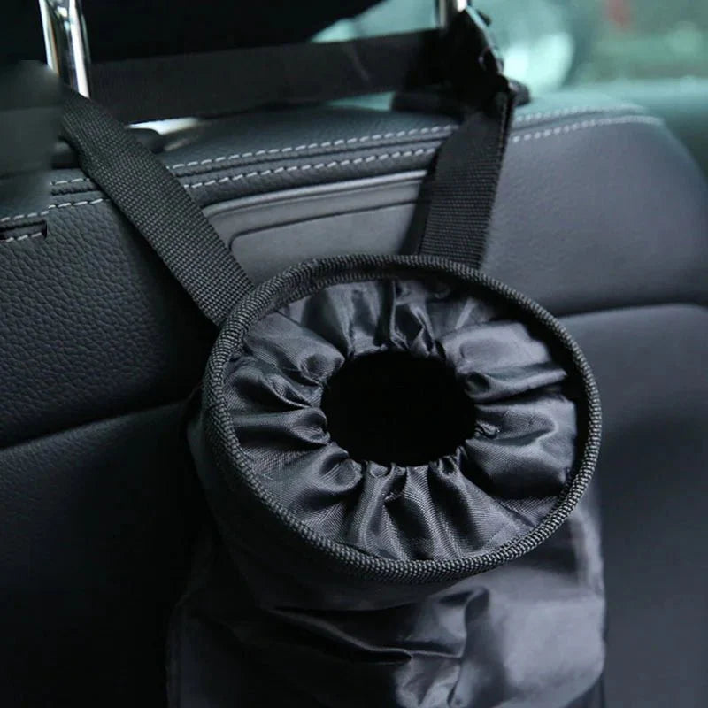 Car Seat Back Trash Holder | Waterproof Oxford Cloth Garbage Storage Bag with Hanging Design