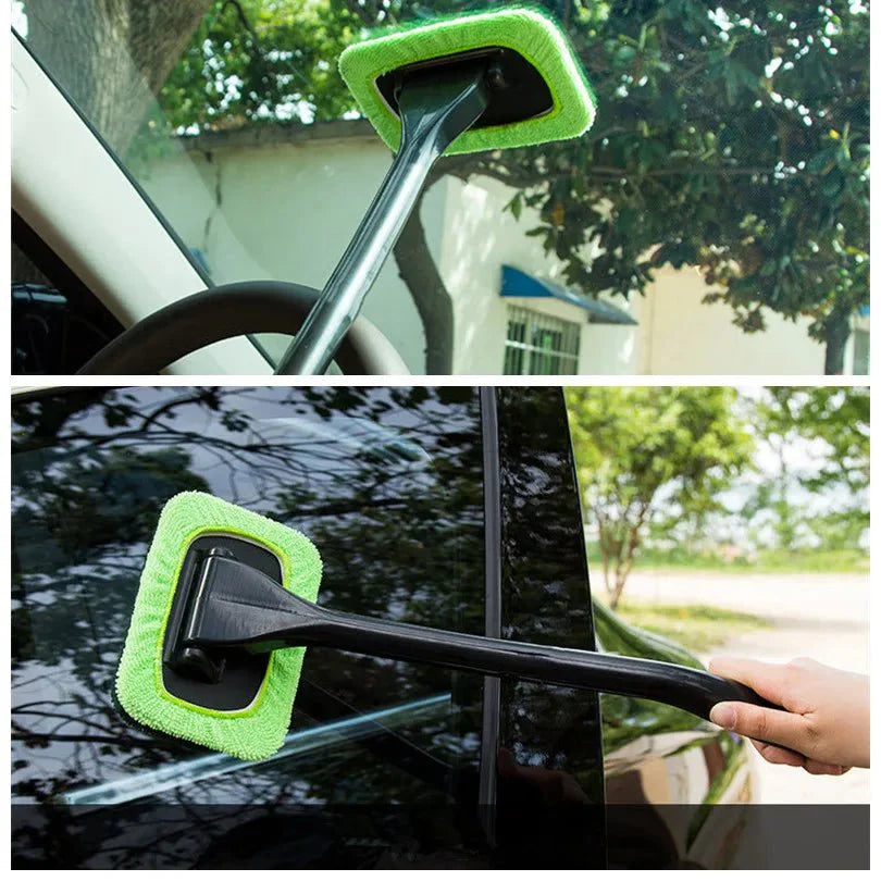 Car Window Cleaning Brush | Easy Grip Windshield Cleaner Tool