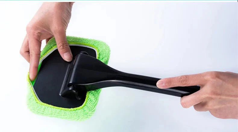 Car Window Cleaning Brush | Easy Grip Windshield Cleaner Tool