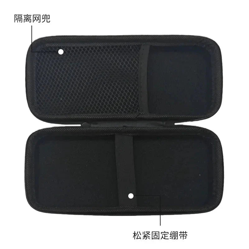 Protective Carrying Case for Trimui Smart Pro and Nintendo 3DS | Hard Shell Storage Bag with Tempered Glass Screen Protector