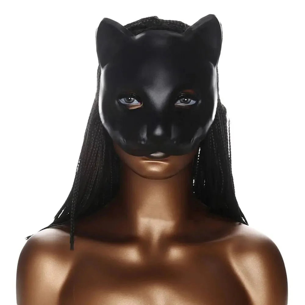 Cat Girl Half Face Party Mask – EVA Material