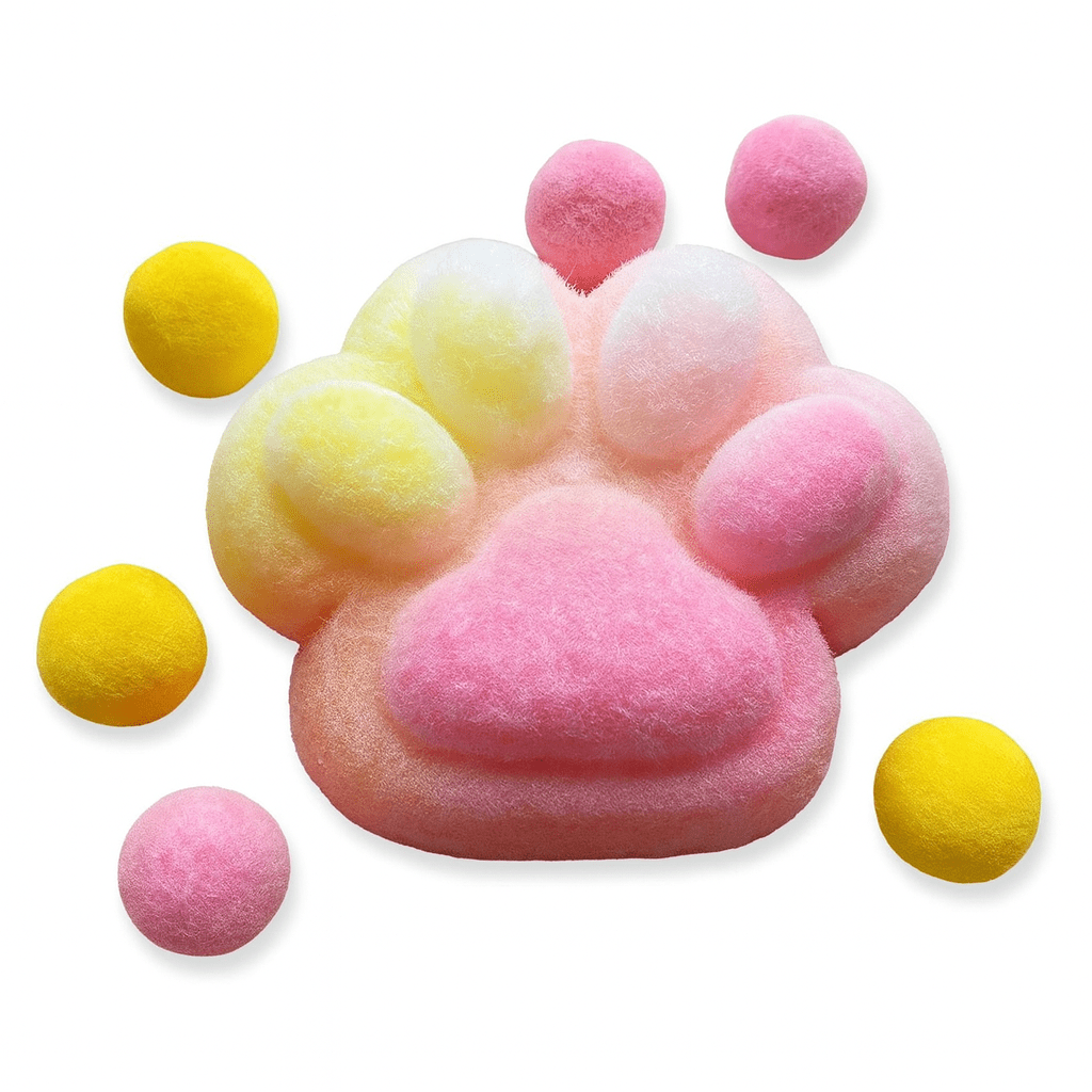 Cat Paw Mochi Squishy Toy – Slow Rebound Plush Fidget Toy