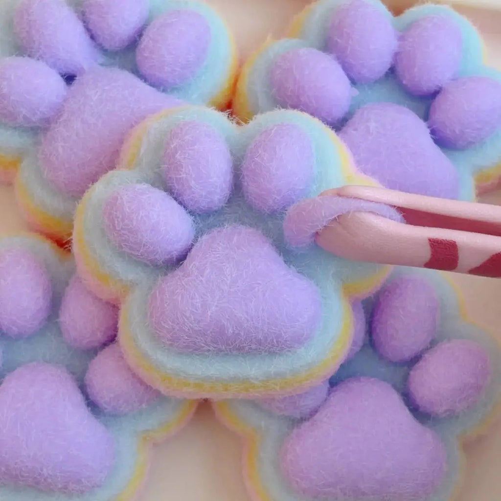 Cat Paw Mochi Squishy Toy – Slow Rebound Plush Fidget Toy
