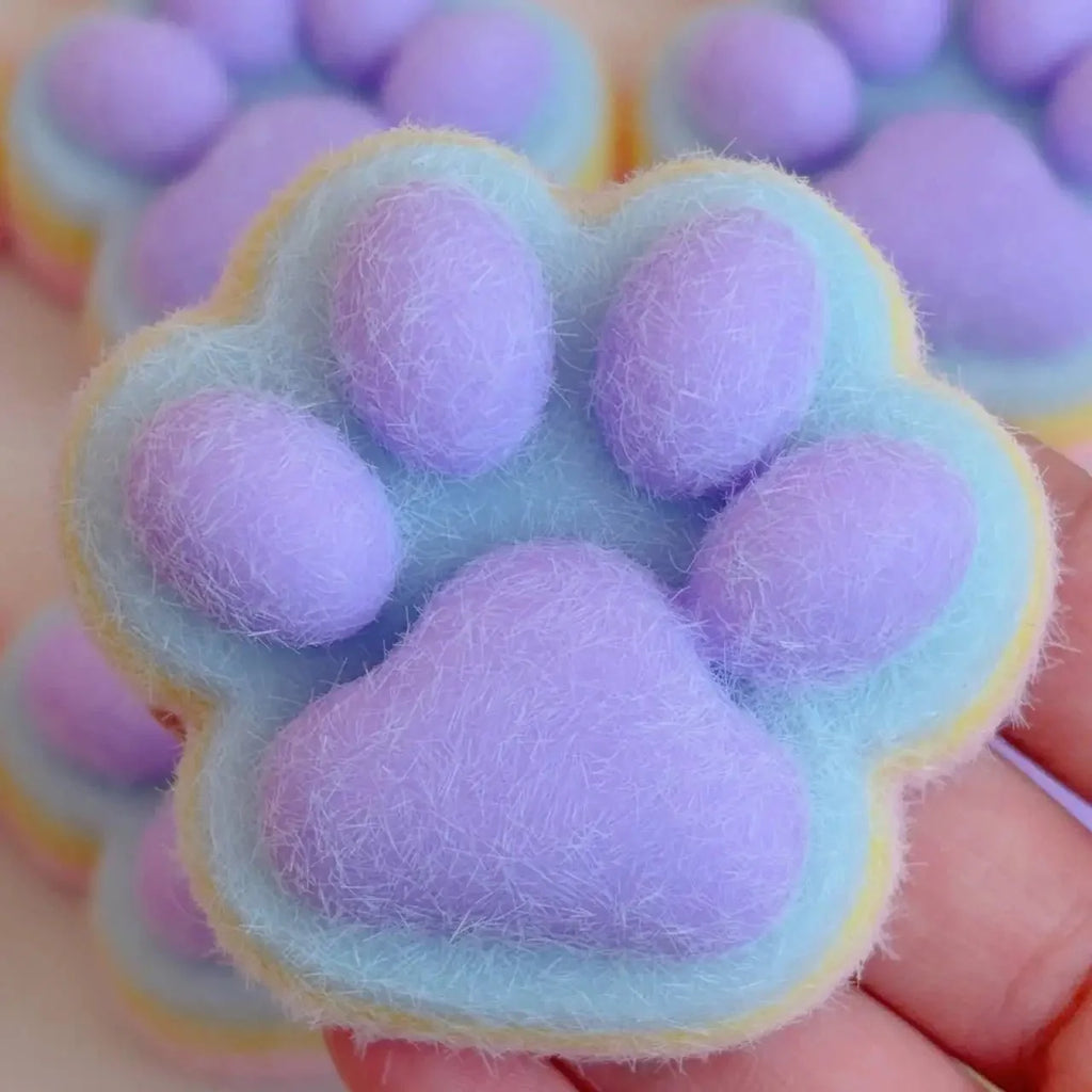 Cat Paw Mochi Squishy Toy – Slow Rebound Plush Fidget Toy