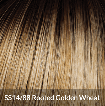 Hairuwear Hairdo Sweetly Waved Cropped Chin Length Soft Waves Wig, Average Cap Size, ss14/88 Golden Wheat