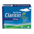 Claritin 24-Hour Non-Drowsy Allergy Relief Tablets - Loratadine 10mg (30 Count)