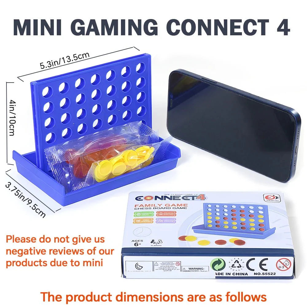 Classic Connect 4 Game | Two-Player Strategy Board Game for Kids and Families
